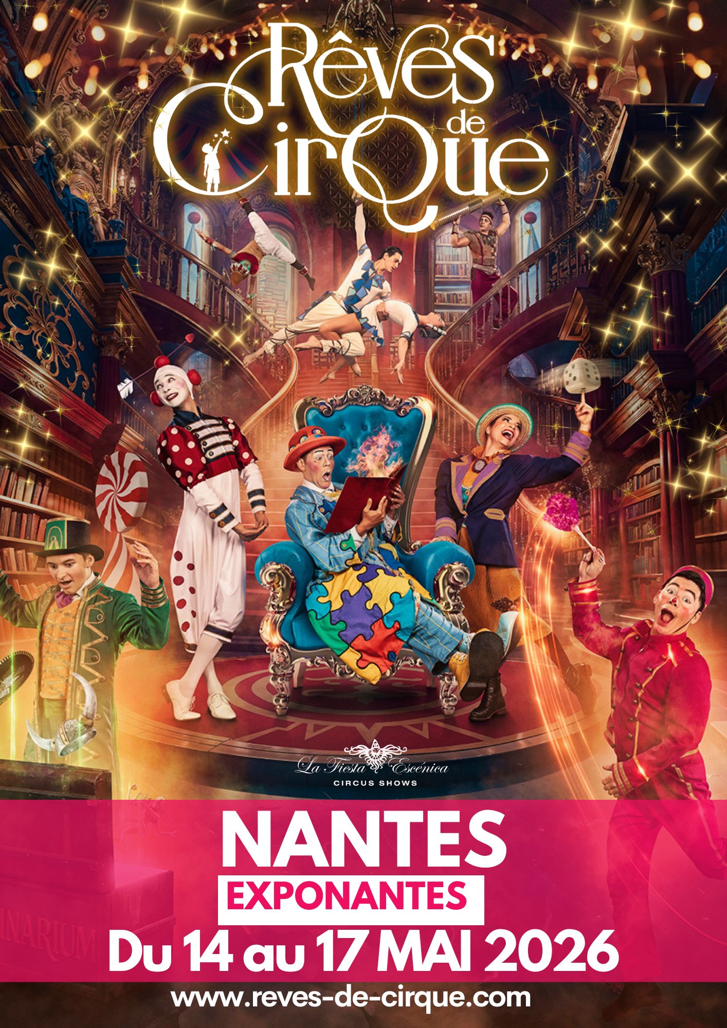 Affiche rêves de cirque 2026