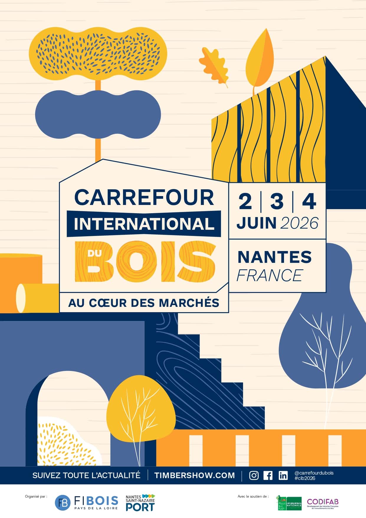 Affiche Carrefour du Bois 2026