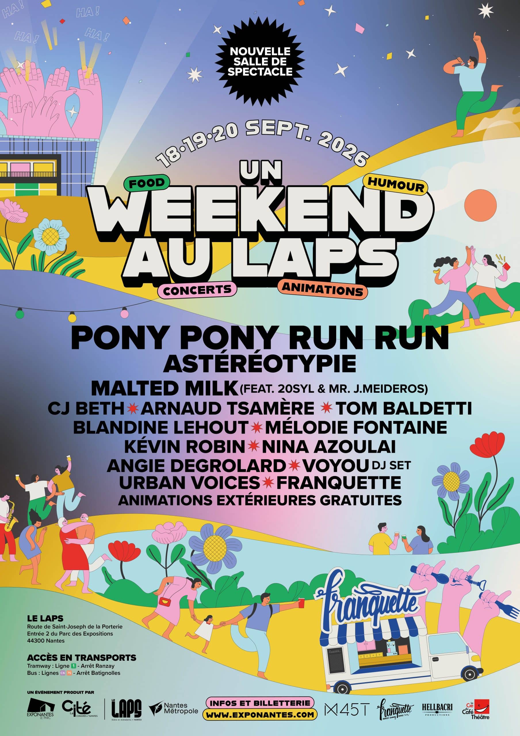 Affiche - Un weekend au laps 2026